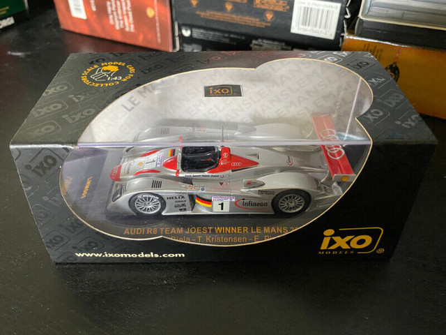 1:43 Diecast IXO Models Audi	R8 Winner Le mans 2001 BRAND NEW in Arts & Collectibles in City of Toronto