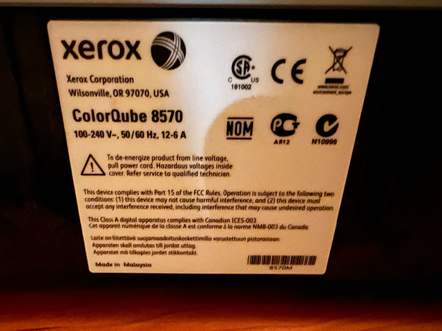 Xerox 8570 color laser printer in Printers, Scanners & Fax in Edmonton - Image 3