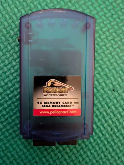 Sega Dreamcast 4X Memory Card by Pelican, View more
