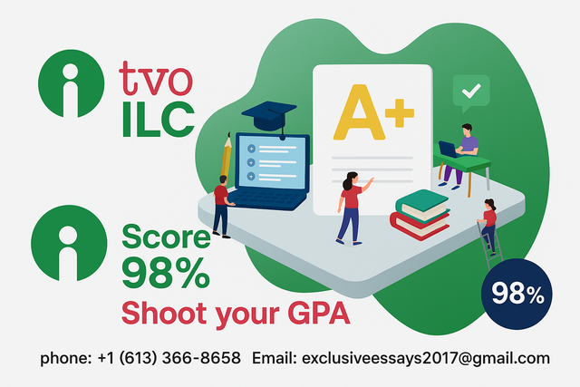 TVO ILC|Essays|Writer|Editor|Coursework|PapersBooks|Discounts65458274624641120