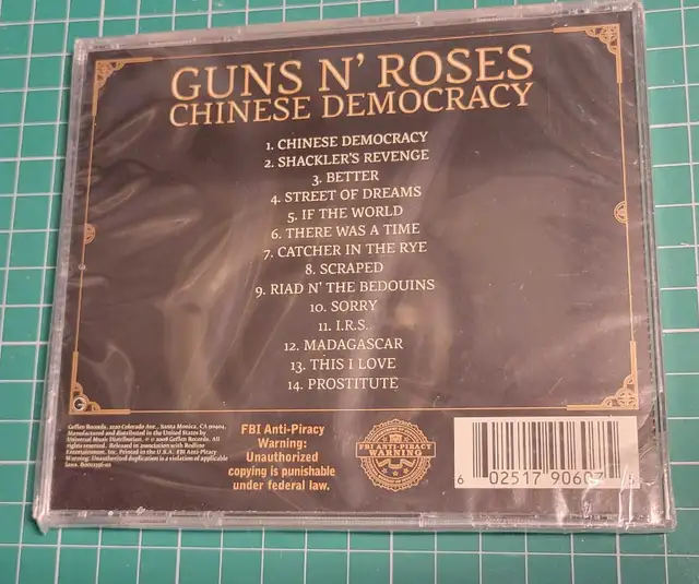 Guns N Roses Cinese Democracy cd Sealed in CDs, DVDs & Blu-ray in Windsor Region - Image 3