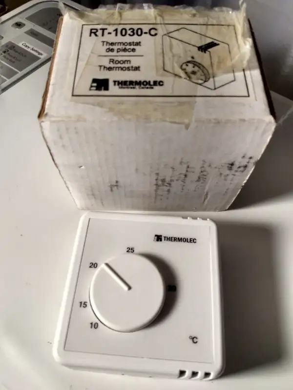 Thermolec RT-1030-C Room Thermostat 10-30° C63013092348161125
