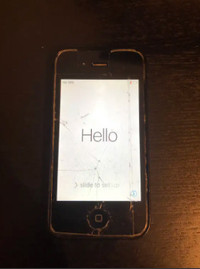 iPhone 4S 8Gb - écran craqué