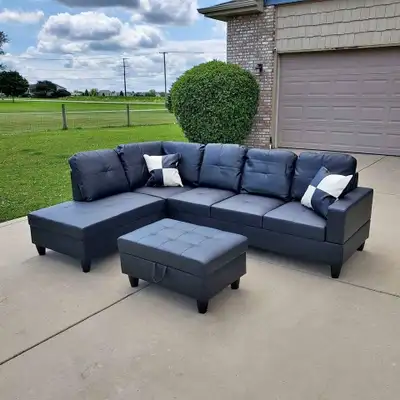 5 Seater Sectional Leather Sofa On Sale !, View more