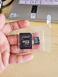 New Kingston 4gb MicroSD with Adapter