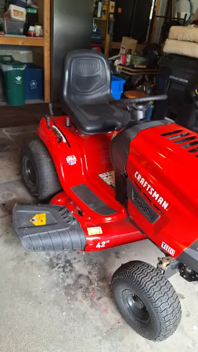 Craftsman T110 42-inch Riding Lawn Mower, View more