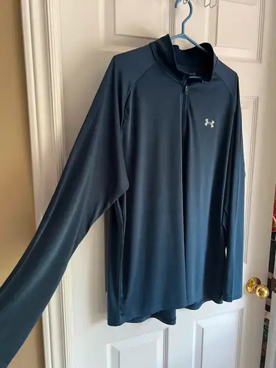 Under Armour long sleeve shirt, 1/4 zipper closure Size XXL, View more