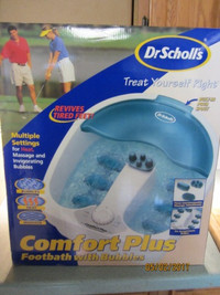 Dr. Scholl's Comfort Plus Footbath with Bubbles BRAND NEW