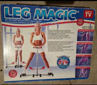 LEG MAGIC Ⅹ Leg Magic X Lower Body Exercise System with Removable Glider