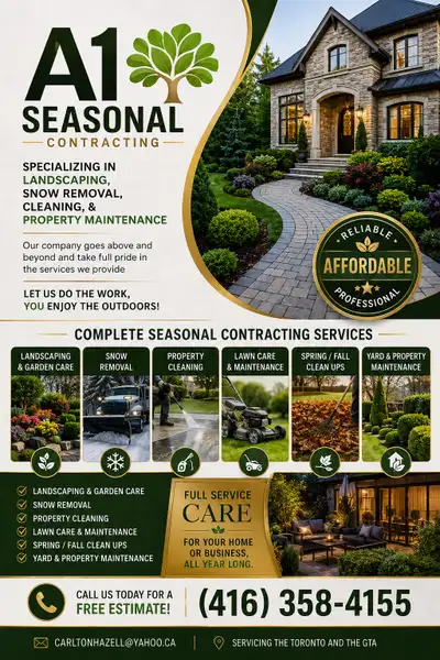 A1 Seasonal Contracting Services, View more