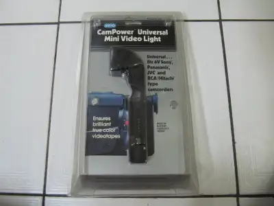 Up for sale is a Sima Model SL-6N Cam Power Universal Mini Video Light designed for a variety of mak...