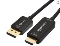 Displayport to HDMI cables