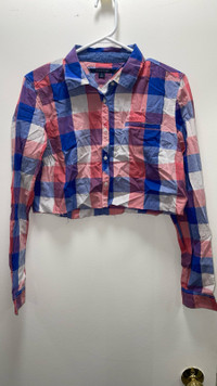 Tommy Hilfiger- Cropped Button Up 