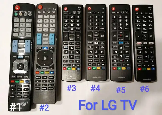 Remote Control Samsung Sony LG Sanyo Hisense Roku Tv RCA Sharp in General Electronics in Ottawa - Image 5