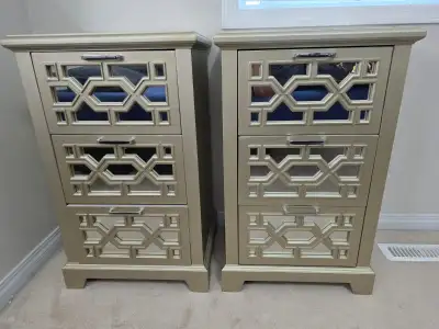 Gold Mirrored Night Stands, View more