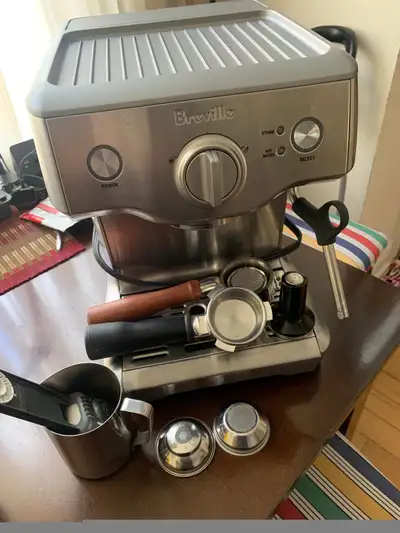 LIKE NEW+EXTRAS! Breville Duo Temp Pro espresso model BES810, View more