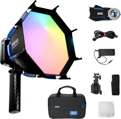 BNIB Amaran Ray 60c Ultra-Compact RGB Video Light, View more