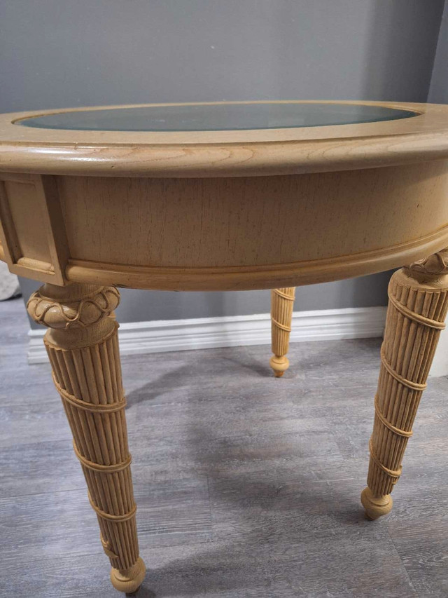 Round End Table in Coffee Tables in Hamilton
