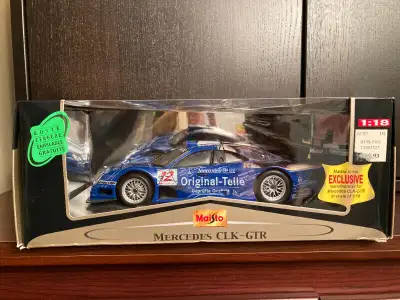 MERCEDES CLK-GTR DIE CAST MODEL CAR, View more