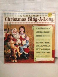 VINTAGE RECORD "A GOLDEN CHRISTMAS SING-A-LONG"