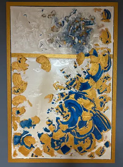 Statement Wall Art – Large Framed Abstract Painting, View more