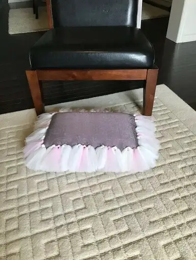 NEW HANDCRAFTED BALLET BALLERINA TUTU STYLE FOOTSTOOL, View more