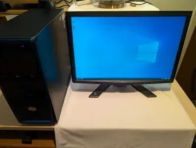 Full PC built in cooler master case. Comes with acer 27 inch monitor and all cables (does not come w...