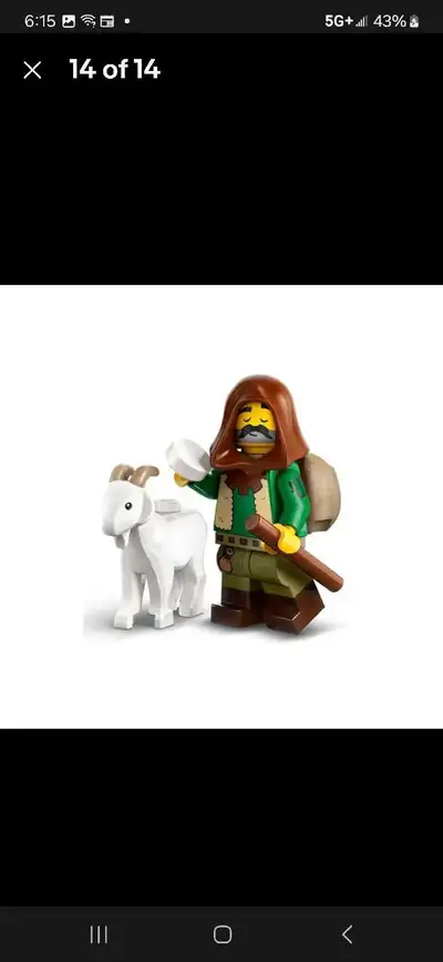 Lego 71045 minifigure Goatherd new/sealed , View more