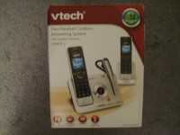 VTECH TWO HANDSET CORDLESS ANSWERING SYSTEM - NEW