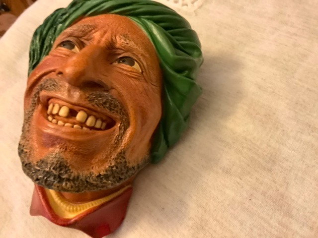 Vintage Bosson Head “Kurd” Chalkware Wall Art in Arts & Collectibles in Belleville - Image 3