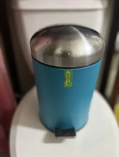 Everyday Essentials Blue Step-On Trash Can, View more