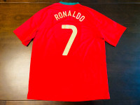 2008-2009 - Vintage Portugal Soccer Jersey - Cristiano Ronaldo