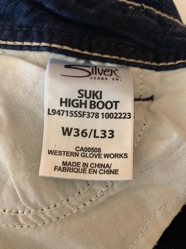 Brand New Ladies Silver Suki High Boot Jeans  in Women's - Bottoms in Trenton - Image 3