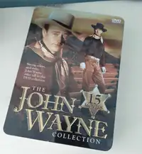 The John Wayne Collection - 15 DVD Movies in metal box