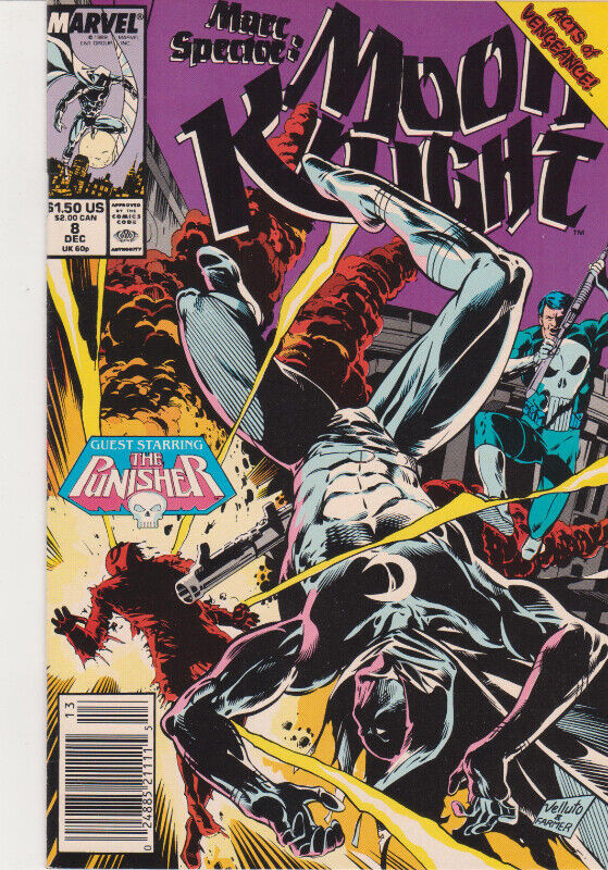 Marvel Comics - Marc Spector: Moon Knight - issue #8 (Dec 89). in Comics & Graphic Novels in Oshawa / Durham Region