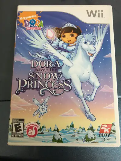Dora saves the Snow Princess Wii game, View more