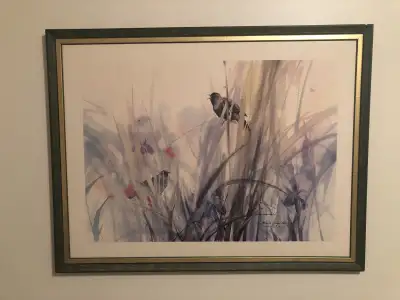 Wood Framed Blackbirds picture, View more