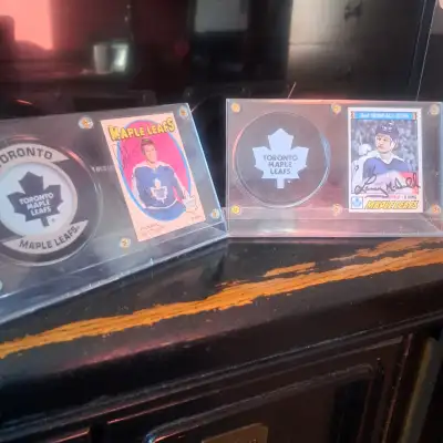 ONLY $60 - Autographed Darryl Sittler and Lanny McDonald Cards, View more