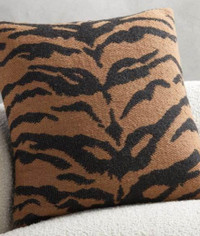 CB2 23" Jacquard Tiger Pillows