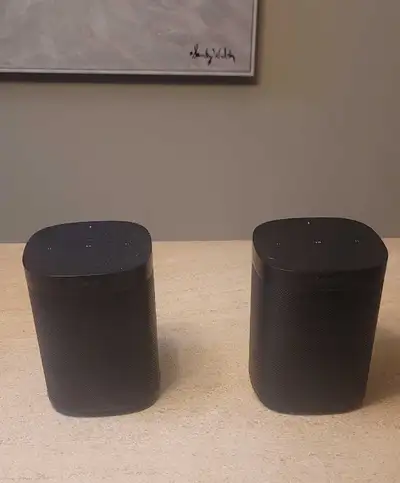 Sonos One WIFI Speakers (2x) with Voice Assistant, View more