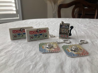 Vintage Collectible Game Keychains 