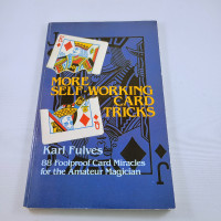 Card Tricks Book More Self-Working By Karl Fulves 1984 Vintage.