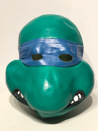 Vintage 1989 TMNT Teenage Mutant Ninja Turtles Leonardo Mask