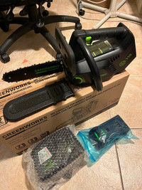 Greenworks  Commercial battery chainsaw