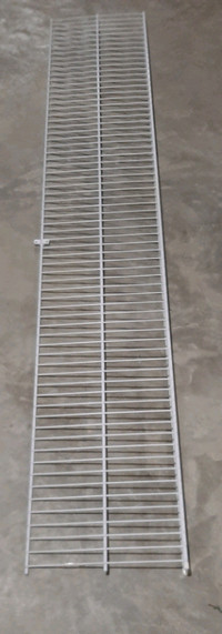 WIRE SHELVING 12" X 68" with brackets