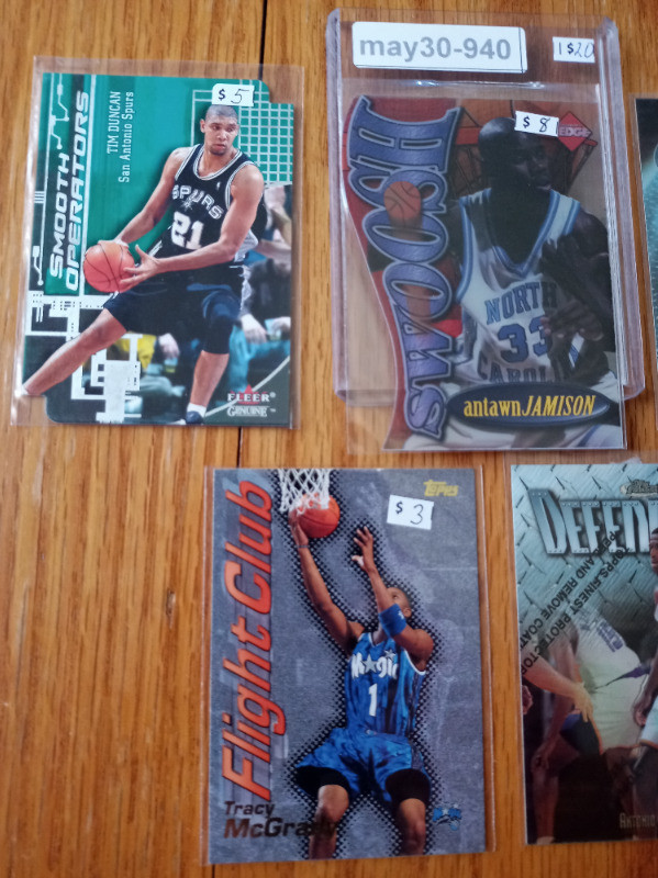 Basketball star lot Antawn Jamison Tim Duncan McDyess McGrady in Arts & Collectibles in St. Catharines - Image 3