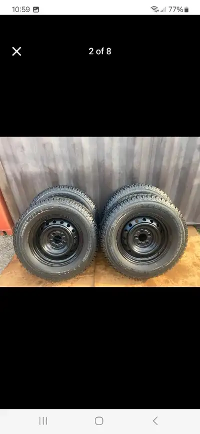 Set of 4 WINTERCAT winter tires rims (235 70 16) pattern (5×114.3) HYUNDAI SANTA FE + FORD ESCAPE