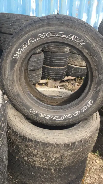 GOODYEAR WRANGLER SR-A P275/65 R18 114T M+S Set of 4 tires: $ 220 Phone: 78O**224**OO44 Sergiy