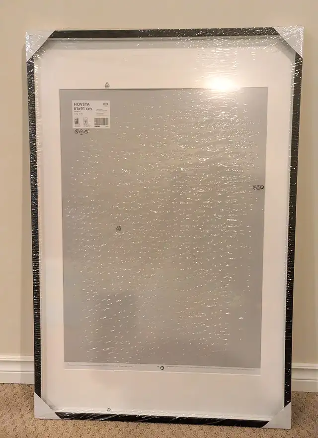 Brand New IKEA Discontinued HOVSTA Black Picture Frame 61x91 cm