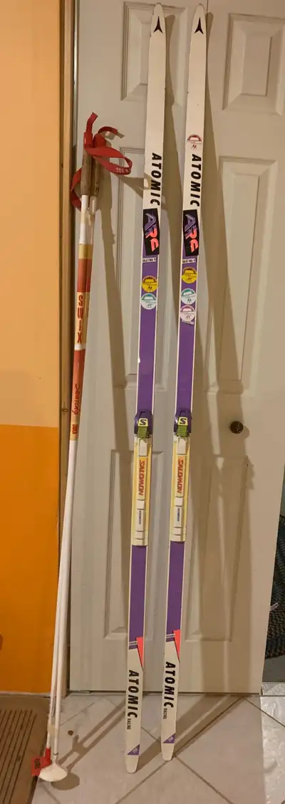First pair of skis Model Atomic ARC Racing Skating (and classic?) ski Length 200 cm Wax Manual Wax B...